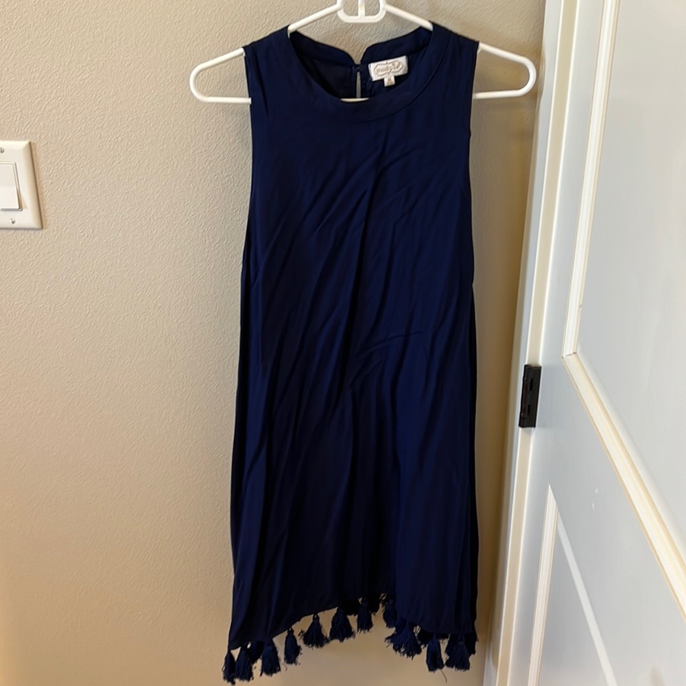 Adorable cotton and viscose dress by Mudpie. Size medium